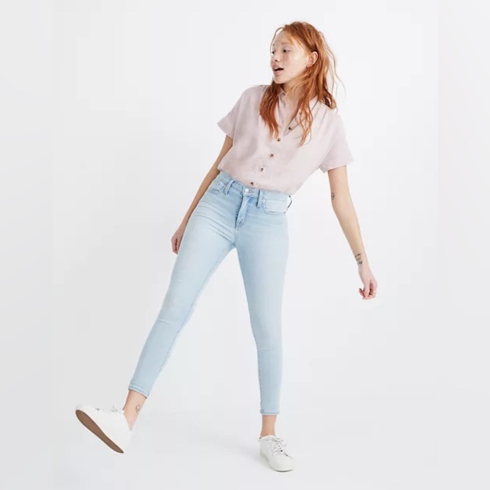 Madewell 9" Mid-Rise Skinny Crop Jeans
